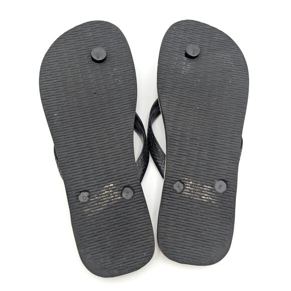 Havaianas x FARM Rio Floral Tapestry Flip Flop Sandals Unisex Black Size W10/9 - Picture 8 of 13